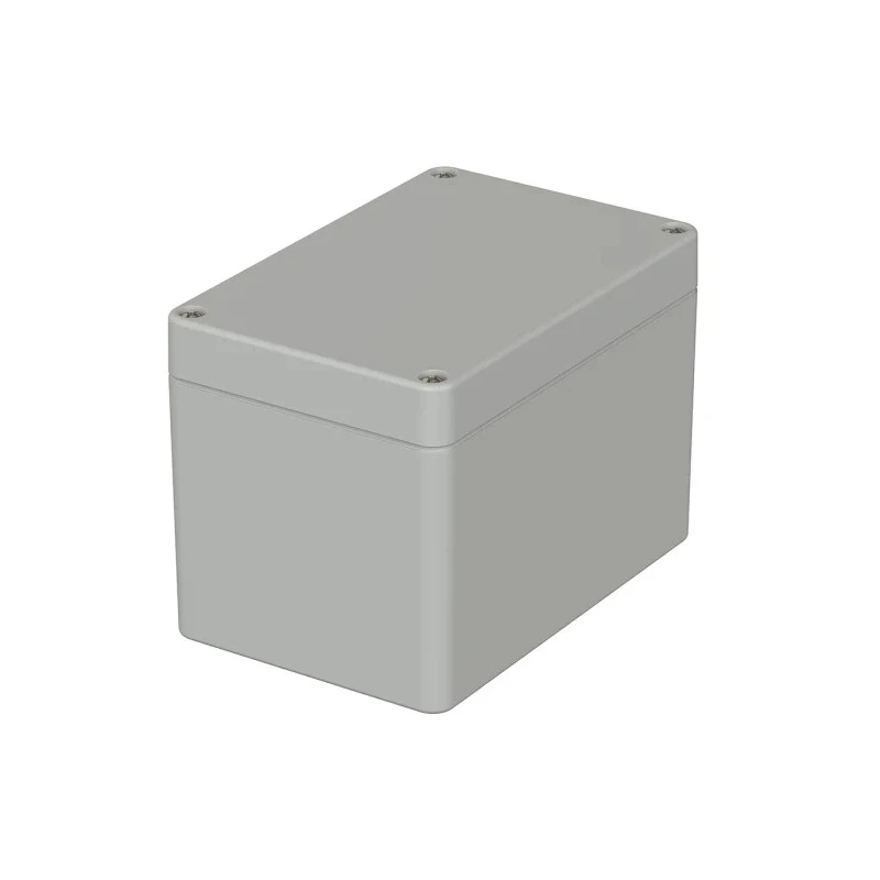 Bopla Flanged Euromas Series Polycarbonate Enclosure, Grey Lid, IP65, 120x80x85 mm, Model 