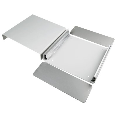 METCASE Unicase Aluminium Instrument Case, Grey, 90 mm Height, 250 mm Length, 260 mm Width, IP40, M5502110