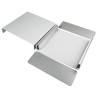 METCASE Unicase Aluminium Instrument Case, Grey, 90 mm Height, 250 mm Length, 260 mm Width, IP40, M5502110