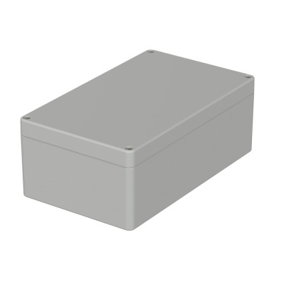 Bopla Euromas Series ABS Electrical Enclosure, Light Grey Lid, IP66, 200x120x75 mm 03221000