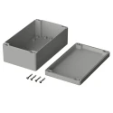 Bopla Euromas Series ABS Electrical Enclosure, Light Grey Lid, IP66, 200x120x75 mm 03221000