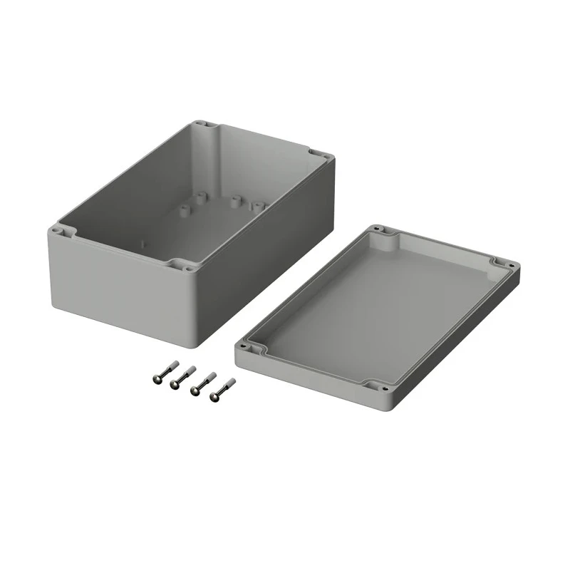 Bopla Euromas Series ABS Electrical Enclosure, Light Grey Lid, IP66, 200x120x75 mm 03221000