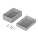 Bopla Flanged Euromas Series Polycarbonate Electrical Enclosure Grey Lid IP66 240.3x160.3x120mm 
