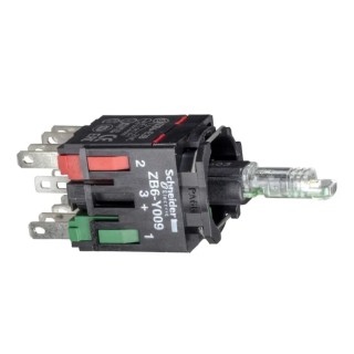Schneider Electric Harmony XB6 Contact & Light Block 12V Green LED 1 NO FASTON Terminal ZB6ZB31B