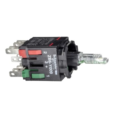 Schneider Electric Harmony XB6 Contact & Light Block 12V Green LED 1 NO FASTON Terminal ZB6ZB31B