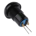 APEM IP Series Illuminated Push Button Switch, Latching, Panel Mount, Red Dome Actuator, 13.6 mm Cutout, IP67 IPR1SAD6L0S