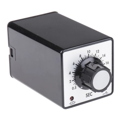 Tempatron 2B Series Timer Relay 2-Contact 240V AC 0.5–20 s DPDT ON Delay 8-Pin IP40 10A 2BDE20SLP240VAC