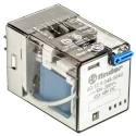 Finder Power Relay 48V DC Coil, 10A Switching Current, DPDT, PCB Pin Terminal, Silver Alloy Contacts 60.12.9.048.0040