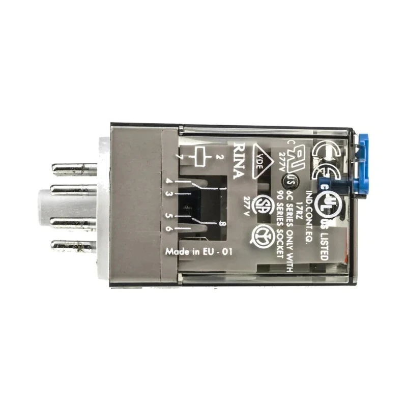 Finder Power Relay 48V DC Coil, 10A Switching Current, DPDT, PCB Pin Terminal, Silver Alloy Contacts 60.12.9.048.0040