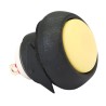 APEM IB Series Miniature Push Button Switch, Momentary, Panel Mount, Yellow, IP67, 13.6 mm Cutout, SPST, 50 V DC IBR3SAD500