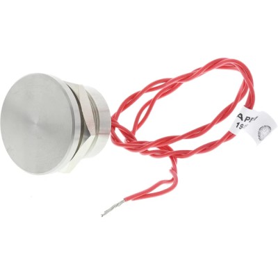 APEM Piezo Switch Momentary NO IP68 Wire 200mA 22mm Panel 