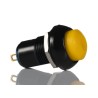 APEM IP Series Push Button Switch, Latching, Panel Mount, Yellow, Dome Actuator, IP67, 13.6 mm Cutout, 24 V DC IPR1SAD5104