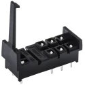 Omron PCB Relay Socket 8 Way 250V AC, 5A Plug-In for 2 Pole G2RS Series P2R-08P