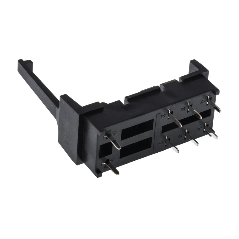 Omron PCB Relay Socket 8 Way 250V AC, 5A Plug-In for 2 Pole G2RS Series P2R-08P