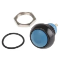 APEM IP Series Push Button Switch, Momentary, Panel Mount, SPST, Blue, 13.6 mm Cutout, IP67, 28 V DC 250 V AC IPR3SAD1