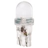 JKL Components White Indicator Lamp, 24V DC, Wedge Base, 10 mm Diameter, 20mA, LE-0509-02W