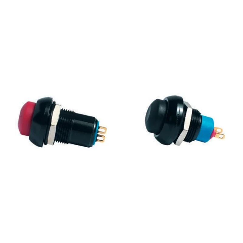 APEM Push Button Switch, Blue Actuator, Momentary, SPST, Panel, 13.6 mm Cutout, Dome, IP67, IPR3SAD1104