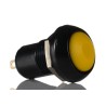 APEM IP Series Illuminated Push Button Switch, Latching, Panel Mount, 13.6 mm Cutout, Yellow, SPST, IP67, 28V DC IPR1SAD5