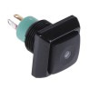 APEM IP Series Illuminated Push Button Switch, Momentary, Panel Mount, 13.6 mm Cutout, SPST, Green LED, IP67 IPC3SAD2LOG
