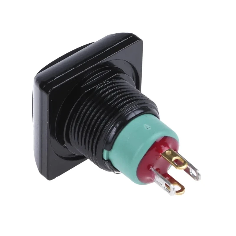APEM IP Series Illuminated Push Button Switch, Momentary, Panel Mount, 13.6 mm Cutout, SPST, Green LED, IP67 IPC3SAD2LOG