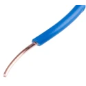 RS PRO RIGID BU Series Blue Hook Up Wire 17 AWG, 1 x 1.13 mm, Polyvinyl Chloride, 100 m Reel 358-933