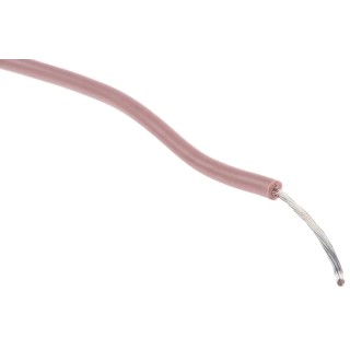 RS PRO Brown Hook Up Wire 0.5 mm², 16 x 0.2 mm Strands, Silicone Rubber, 25 m Reel 359-706