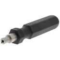 Sifam Potentiometer with Knob 29 mm Knob Diameter, 6 mm Axial Shaft, Black, Collet Type 9333