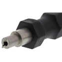 Sifam Potentiometer with Knob 29 mm Knob Diameter, 6 mm Axial Shaft, Black, Collet Type 9333