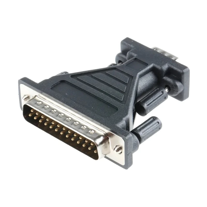 RS PRO D-Sub Adapter Male 9-Way to Male 25-Way Straight, 300V, Durable, Model 218-251