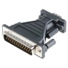 RS PRO D-Sub Adapter Male 9-Way to Male 25-Way Straight, 300V, Durable, Model 218-251