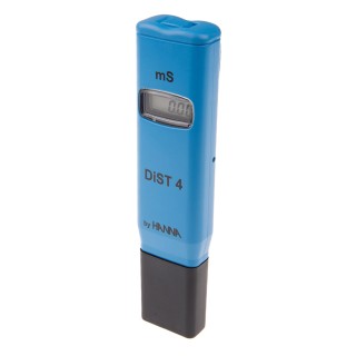 Hanna Instruments Conductivity Meter, Pocket DiST, 19.99 mS/cm Range, Battery Powered, 0.01 mS/cm Resolution, ±2% HI-98304