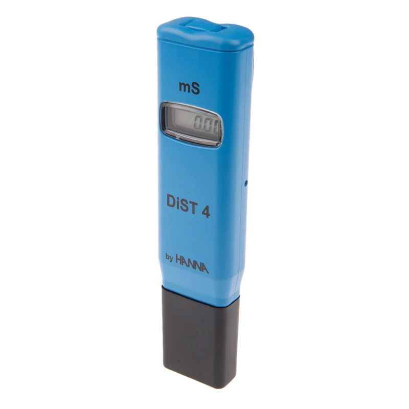 Hanna Instruments Conductivity Meter, Pocket DiST, 19.99 mS/cm Range, Battery Powered, 0.01 mS/cm Resolution, ±2% HI-98304