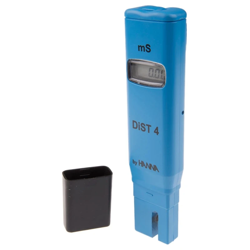 Hanna Instruments Conductivity Meter, Pocket DiST, 19.99 mS/cm Range, Battery Powered, 0.01 mS/cm Resolution, ±2% HI-98304