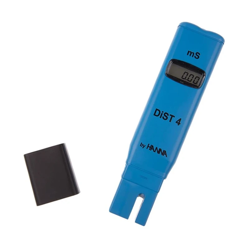 Hanna Instruments Conductivity Meter, Pocket DiST, 19.99 mS/cm Range, Battery Powered, 0.01 mS/cm Resolution, ±2% HI-98304