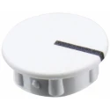 Sifam Grey Potentiometer Knob Cap, 11.5 mm Diameter, Axial 6 mm Shaft, Nylon, C111-GRY