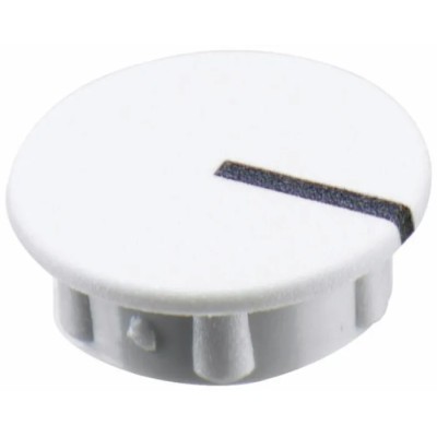 Sifam Grey Potentiometer Knob Cap, 11.5 mm Diameter, Axial 6 mm Shaft, Nylon, C111-GRY