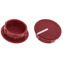Sifam Potentiometer Knob Cap Red, 15.5 mm Diameter, 6 mm Axial Shaft, Nylon, C151-RED