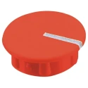 Sifam Potentiometer Knob Cap Red, 15.5 mm Diameter, 6 mm Axial Shaft, Nylon, C151-RED