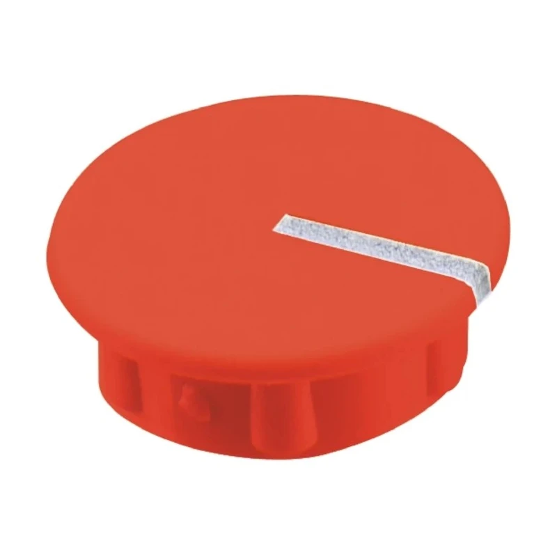 Sifam Potentiometer Knob Cap Red, 15.5 mm Diameter, 6 mm Axial Shaft, Nylon, C151-RED
