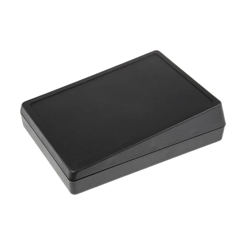 OKW DeskCase 138 Series Black ABS Desktop Enclosure Sloped Front, 190mm x 138mm x 54mm A0514009