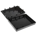 OKW DeskCase 138 Series Black ABS Desktop Enclosure Sloped Front, 190mm x 138mm x 54mm A0514009