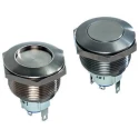 APEM AV Series Push Button Switch, Latching, Panel Mount, 19.2 mm Cutout, IP65, 48V DC 250V AC AV03100EA240K