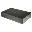 RS PRO Black Anodised Aluminium Instrument Case, 88 mm Height, 442 mm Length, 254 mm Width, Model 226-139