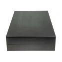 RS PRO Black Anodised Aluminium Instrument Case, 88 mm Height, 442 mm Length, 254 mm Width, Model 226-139