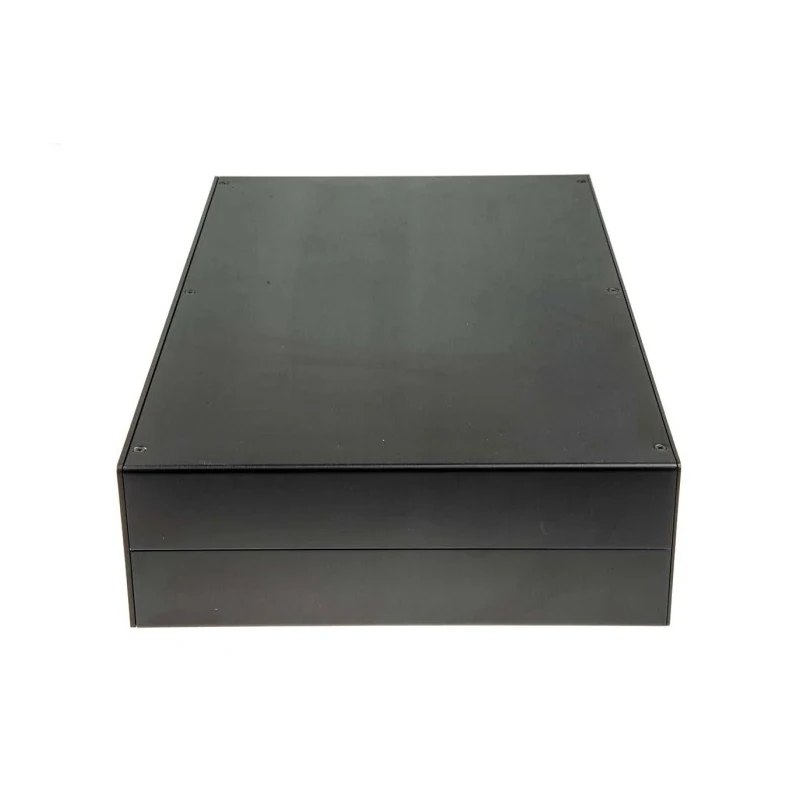 RS PRO Black Anodised Aluminium Instrument Case, 88 mm Height, 442 mm Length, 254 mm Width, Model 226-139