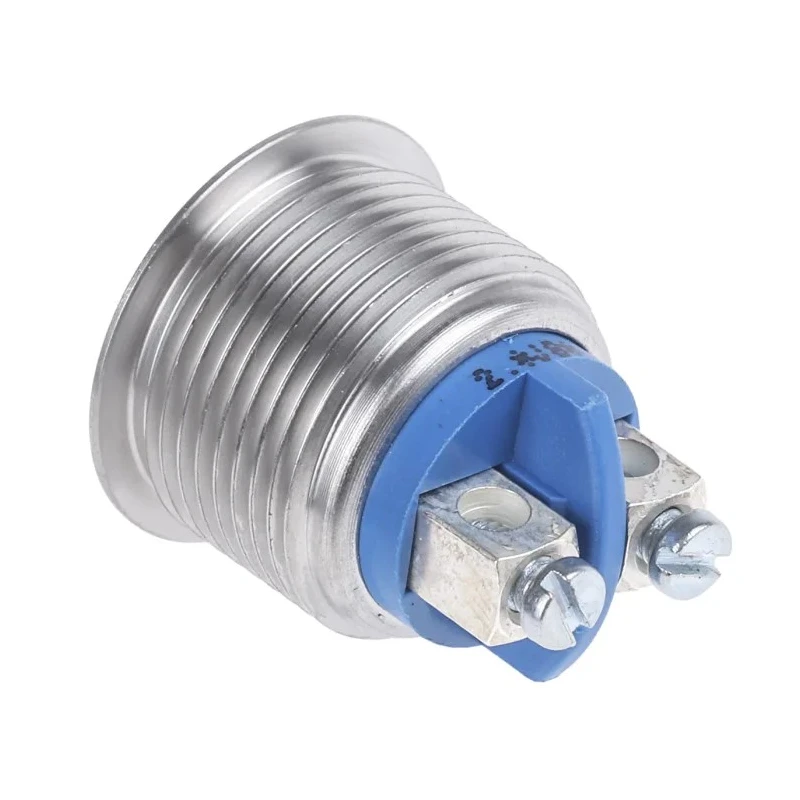 APEM AV Series Push Button Switch Momentary Panel Mount, 19.2 mm Cutout, Silver, SPST, IP65 AV1630C940K