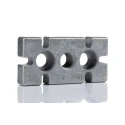 Bosch Rexroth M16 Levelling Foot Plate, Die-Cast Aluminium, Connecting Component, Strut Profile 45 mm, Groove 3842536564