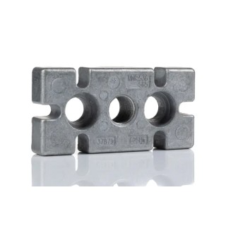Bosch Rexroth M16 Levelling Foot Plate, Die-Cast Aluminium, Connecting Component, Strut Profile 45 mm, Groove 3842536564