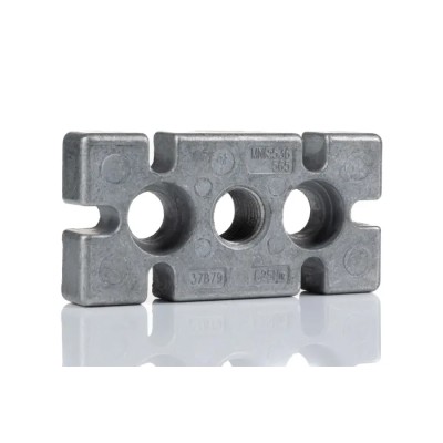 Bosch Rexroth M16 Levelling Foot Plate, Die-Cast Aluminium, Connecting Component, Strut Profile 45 mm, Groove 3842536564