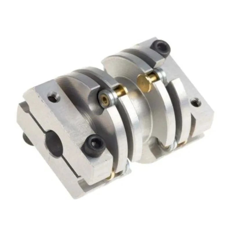Huco Flexible Membrane Coupler 25.6 mm OD, 28.4 mm Length, Spring Stainless Steel, 30000 rpm 466.26.2222